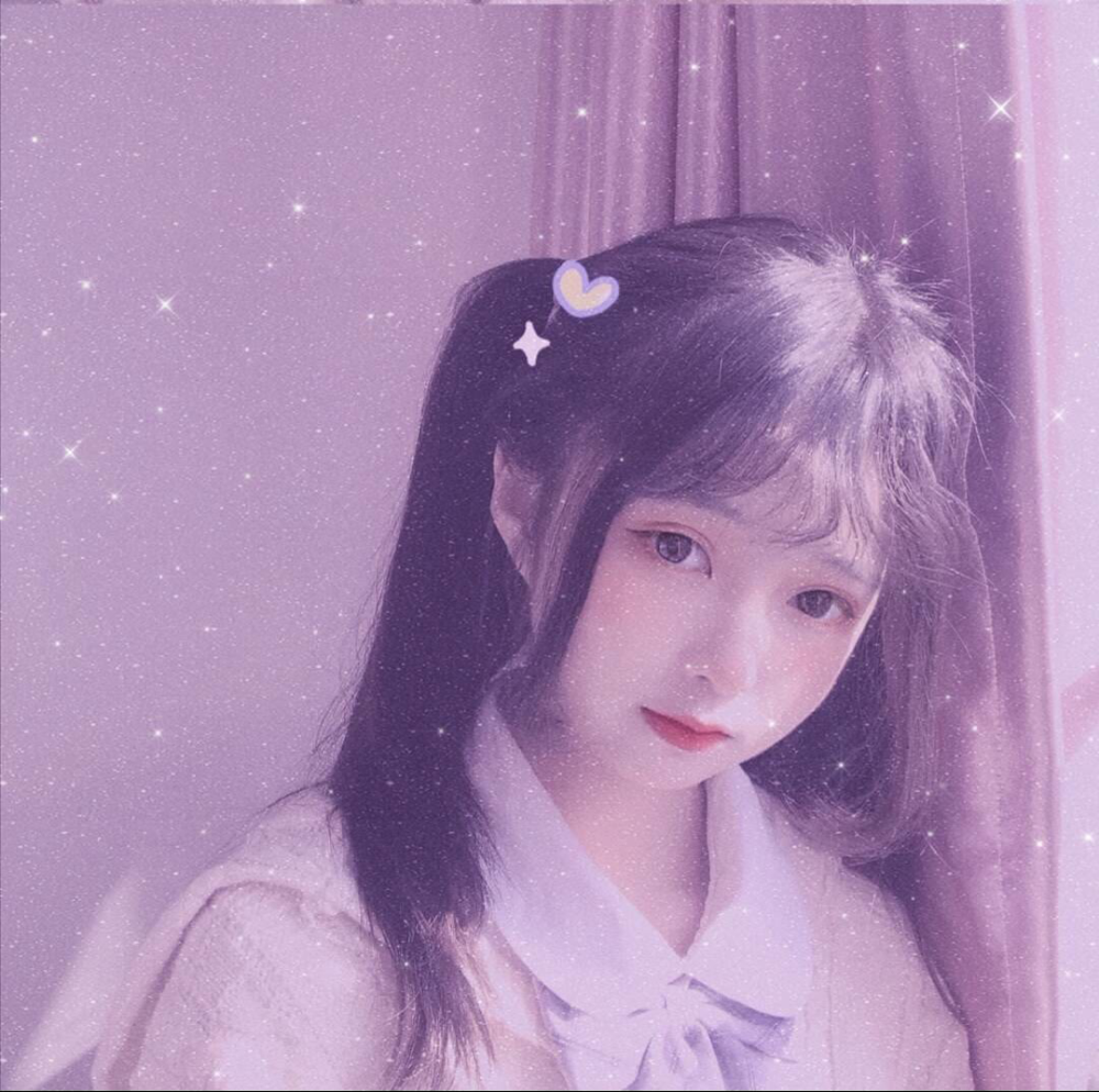 仙气·真人·女生头像:为什么星星会坠落,大概是想来你怀里吧