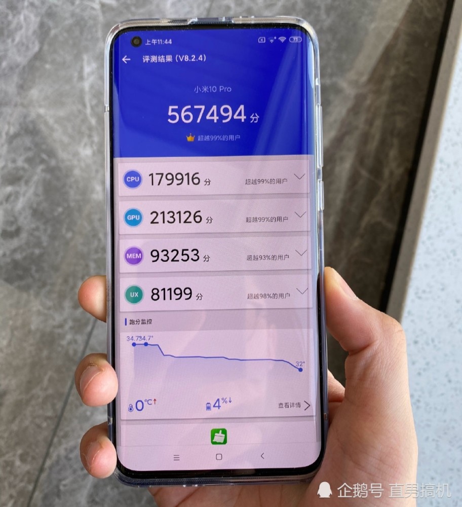 小米10pro安兔兔跑分56万鲁大师跑分却比骁龙855还低