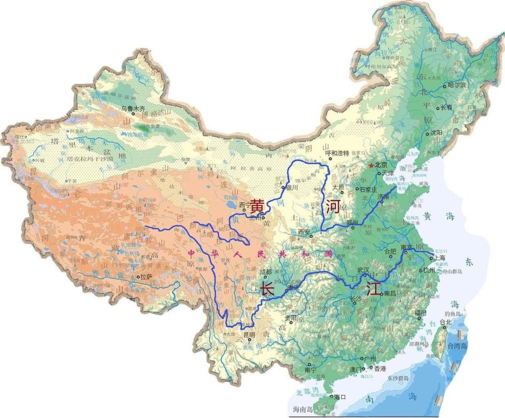 发源于青藏高原的黄河和长江河水都东流入海而不会再复回了吗