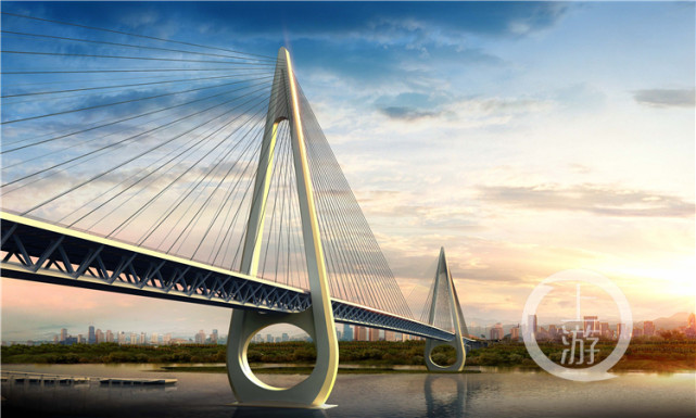 重庆主城在建最高桥塔白居寺长江大桥项目经审批正式有序复工