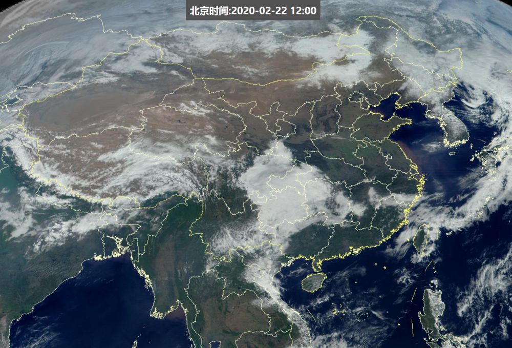 我国的天气舞台其实就是另一番景象了——从12时30分的全国雷达图上看