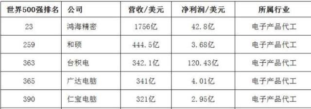 ä¸­å›½éšå½¢ä»£å·¥å·¨å¤´ å¹´è¥æ