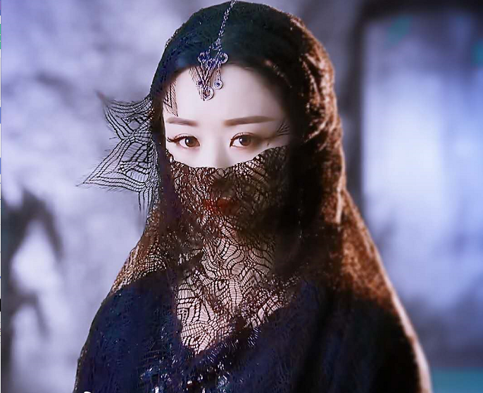 全网公认的"面纱女神",玉无心,袁今夏惊艳,图4至今让人意难平!