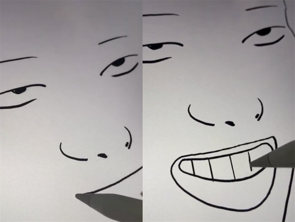 美术生盲画华晨宇开始到底行不行成品这声大哥我叫了