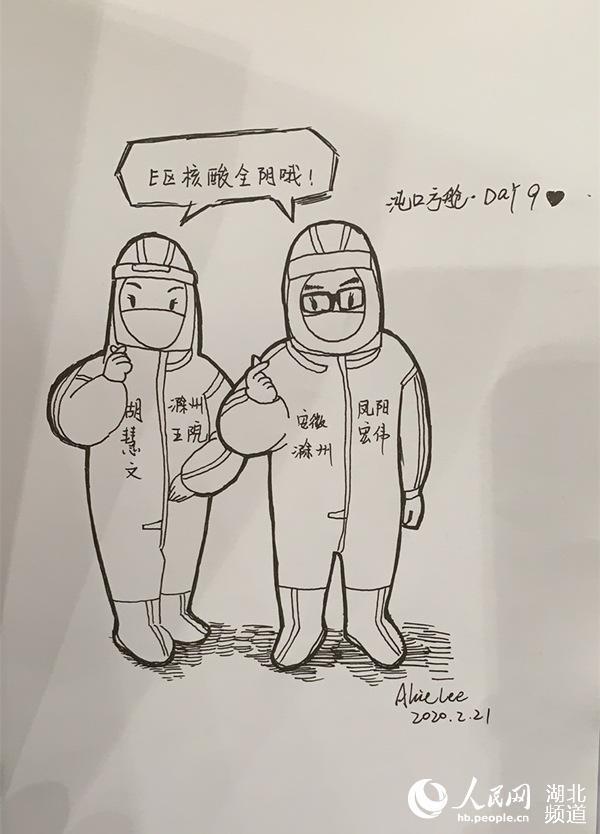 武汉方舱医院简笔画图片