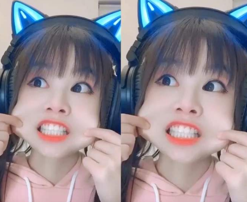 火线妹为何这么喜欢猫耳耳机?看她戴着普通耳机的样子,原因一目了然