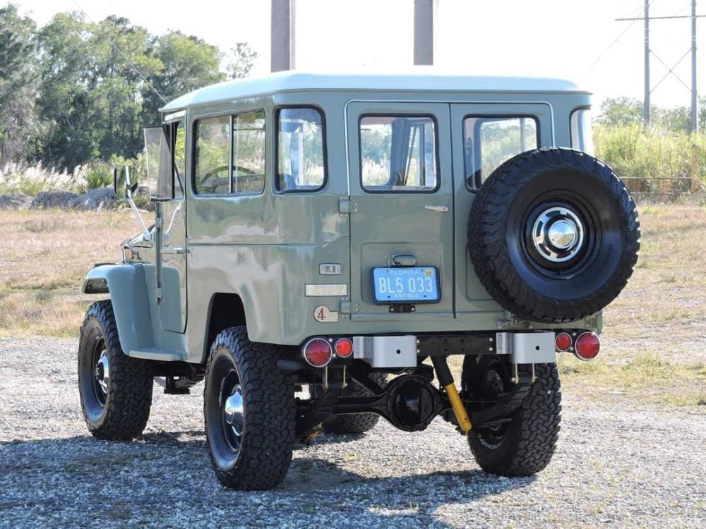 丰田fj43越野车,越野是车的生命,除了本能之外就剩下一个能遮风挡雨的