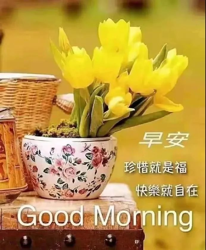 2022最新春日早上好问候祝福动态表情图片春天最新早安问候语动态图片