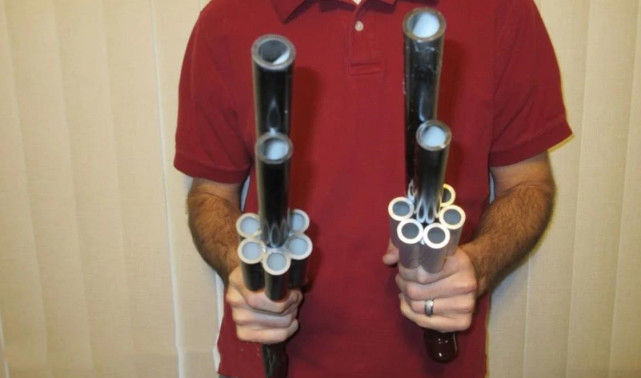 盘点国外自制的奇葩武器,21公斤的霰弹枪见过吗?