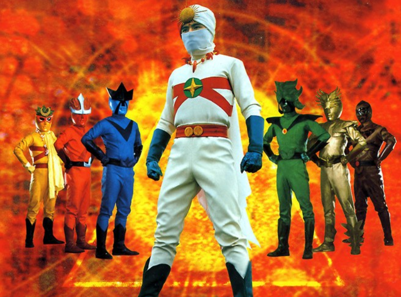 东宝的英雄题材特摄剧彩虹化身侠变身成彩虹人的爱之战士出动