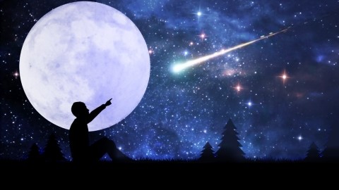 太阳系是个巨大的"鸡蛋",而划过天际的流星是其剥落的"蛋壳"