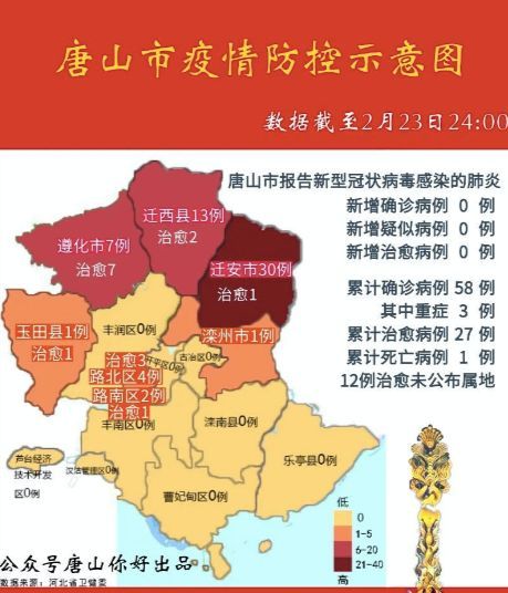 唐山市疫情地图图片