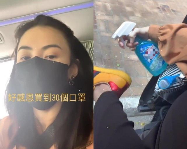 张柏芝和家人外出度假机场摘口罩自拍儿子包得很严实