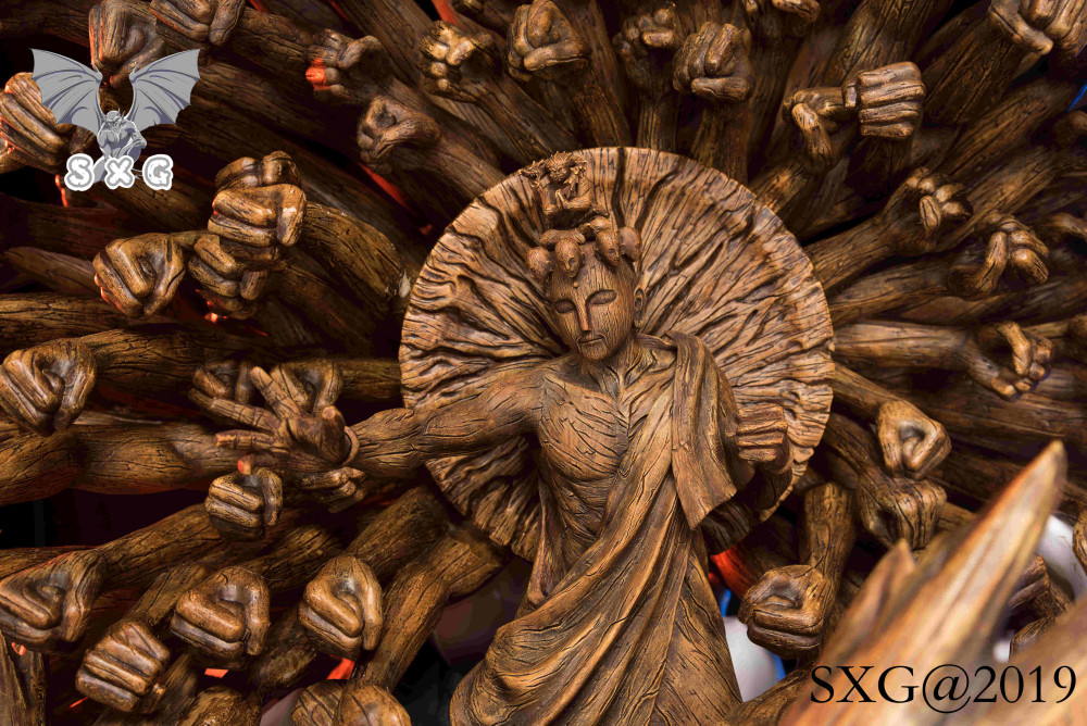 斑,我让你两只手—火影忍者石像鬼千手柱间手办