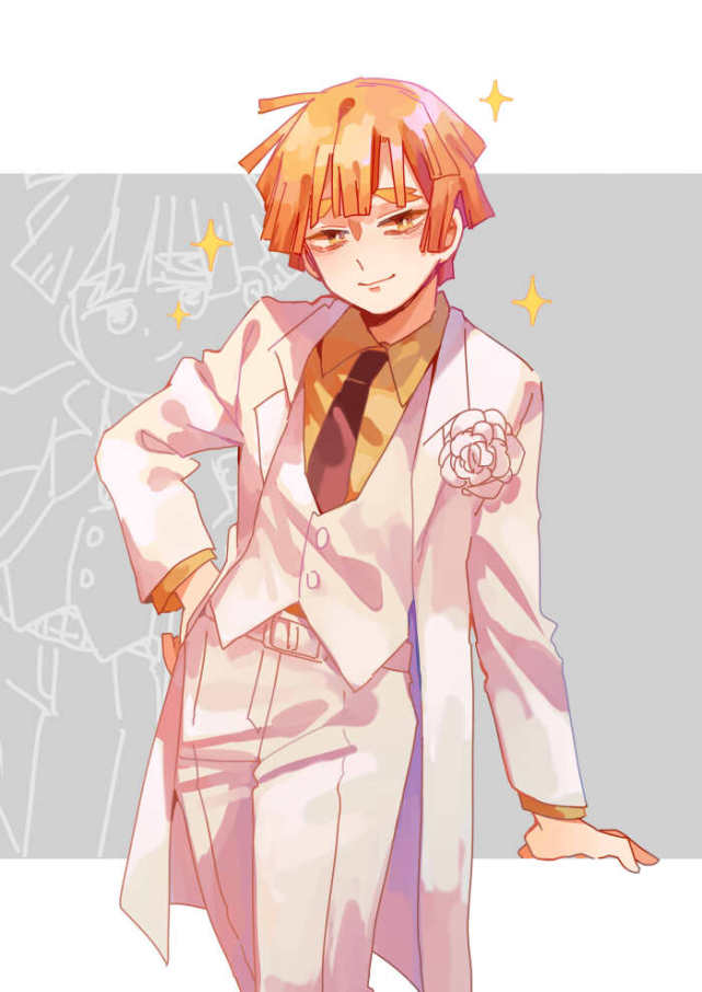 鬼灭之刃鬼杀队换下队服五小强变偶像天团看到水柱我酸了