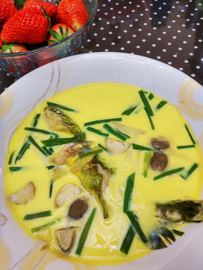 鲜美的昂刺鱼炖蛋