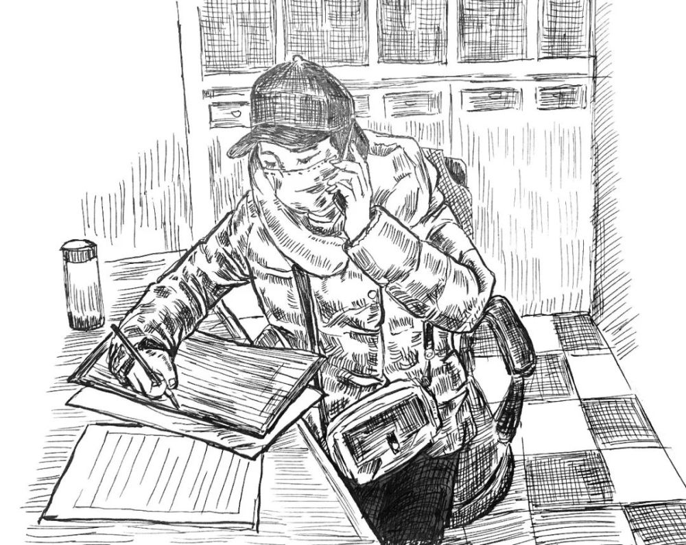 他用30幅素描,再现武汉战"疫"中英雄的瞬间