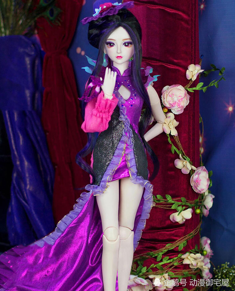 叶罗丽粉丝集体晒角色手办孔雀娇柔可爱冰公主惊艳众人