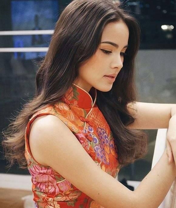 泰国女星穿旗袍,noon风情万种