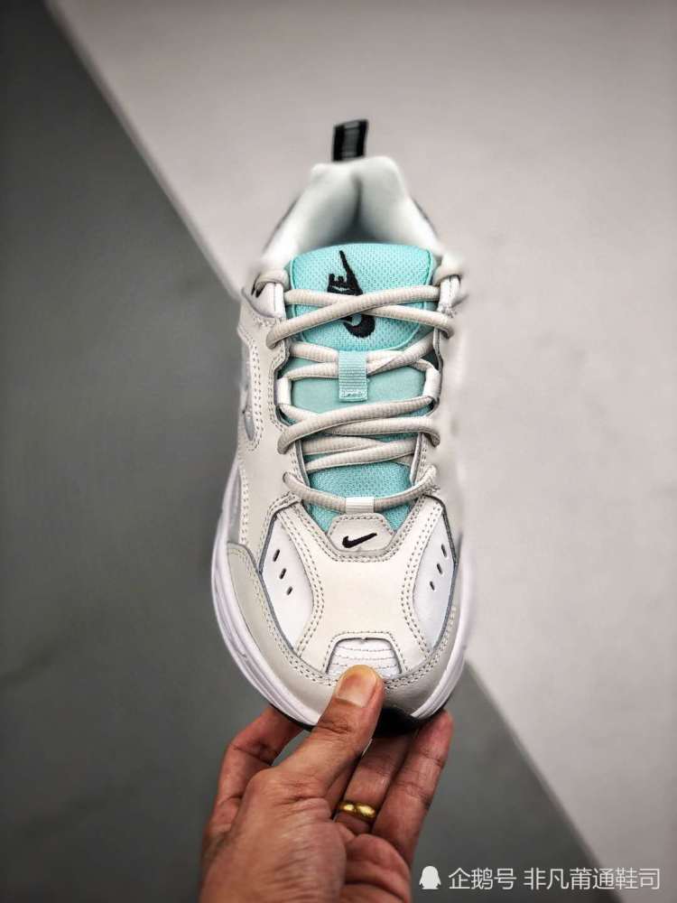 nike m2k tekno 薄荷绿 开箱测评