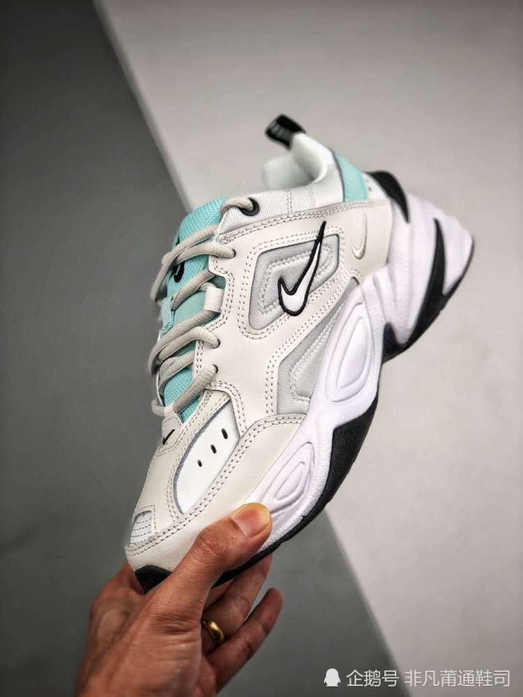 nike m2k tekno 薄荷绿 开箱测评