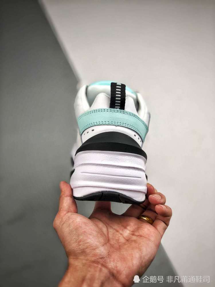 nike m2k tekno 薄荷绿 开箱测评