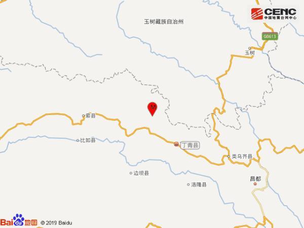 西藏昌都市丁青县发生3.2级地震