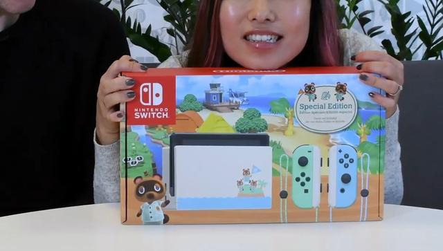 集合啦动物森友会限定机型开箱 小清新颜色吸引人 2