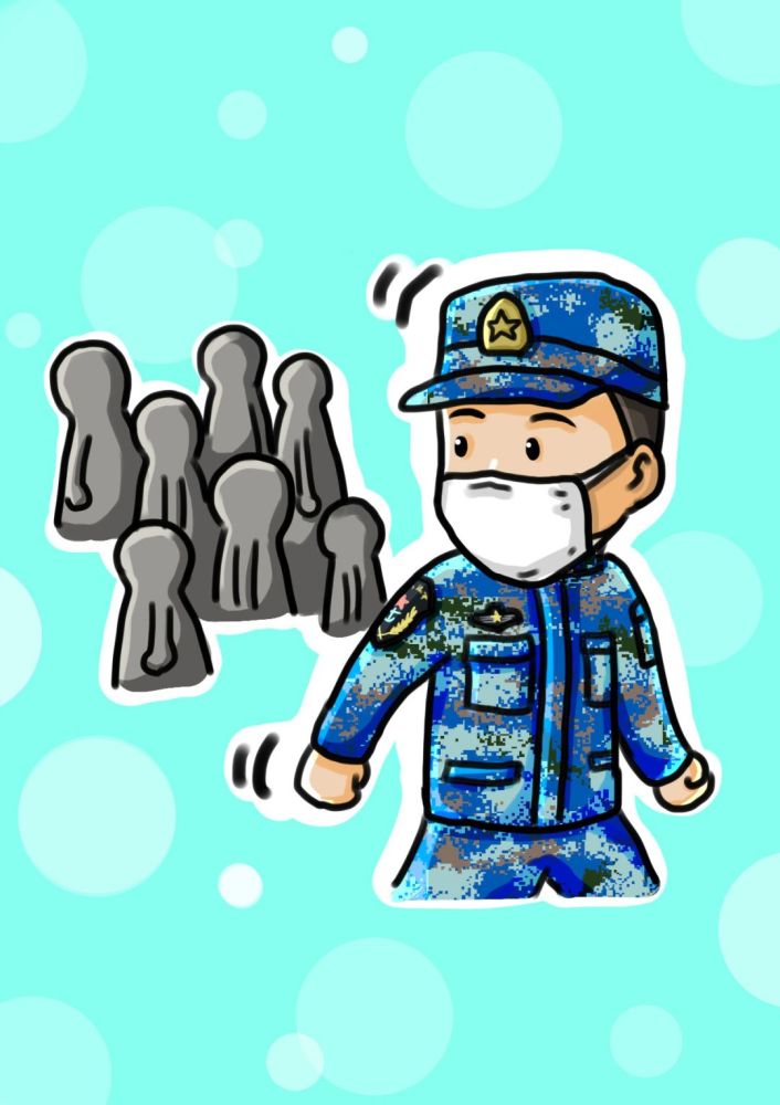 一组漫画告诉你军营如何做好疫情防控