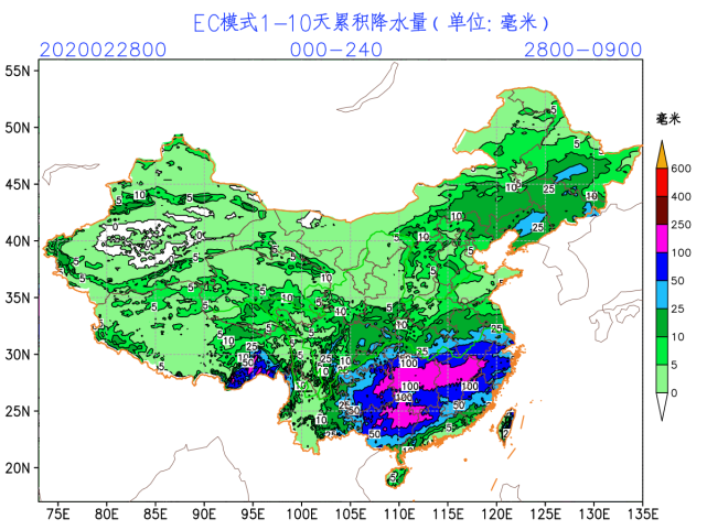 長江2000公里雨帶形成權威預報江南連下10天雨降水偏多20天