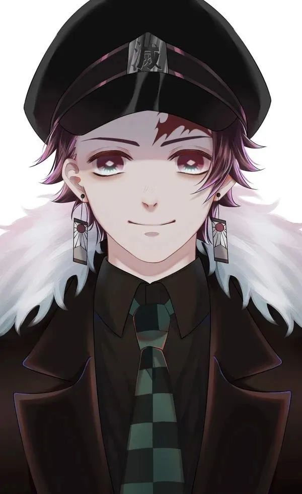 鬼灭之刃军装风帅气4人组