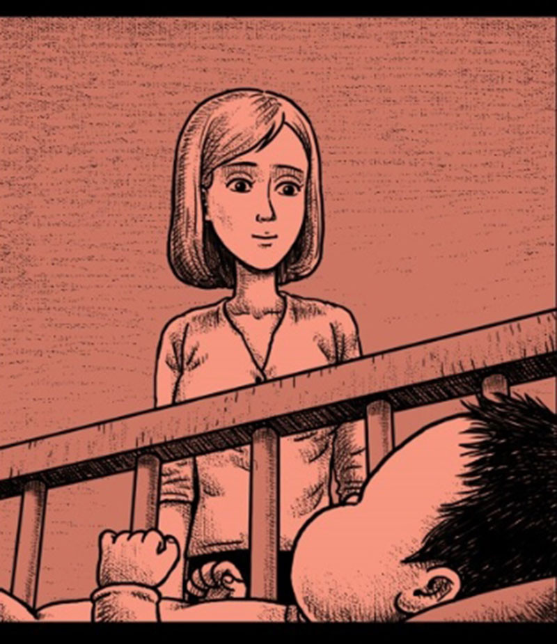 无声漫画虎头虎脑的儿子不幸夭折了让年轻母亲变得精神不正常了