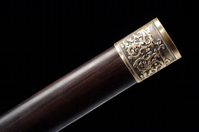 螭龙|螭龙唐横刀，百炼钢烧刃斧刃研磨，铜装