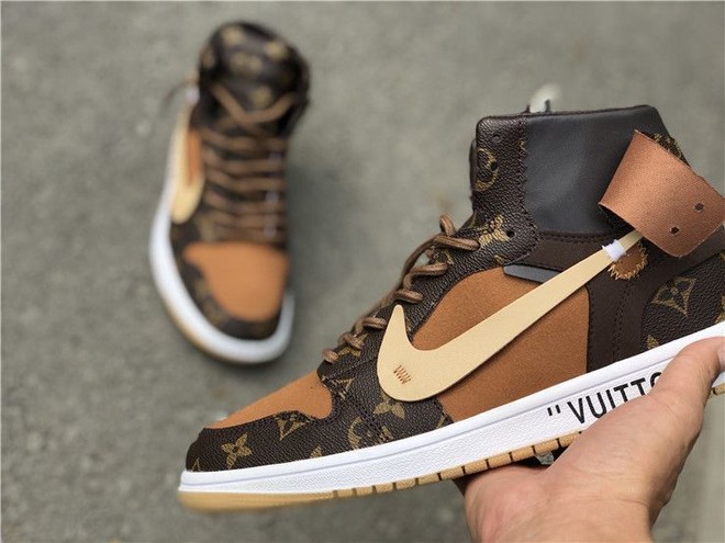 路易威登携手耐克aj 1,好不好看的无所谓主要是豪!