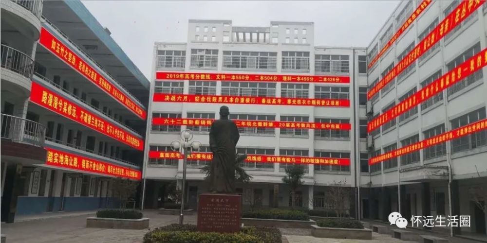 怀远包集中学高三百日誓师