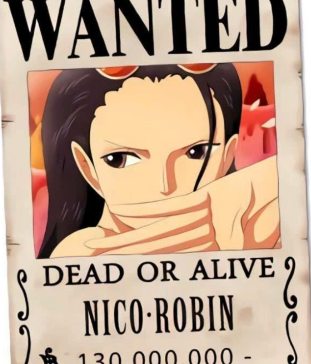 海贼王最美的四张悬赏令草帽二美在其中而她最美却不上相