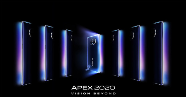 vivo概念机apex2020发表,120°无界屏与屏下镜头一次配满