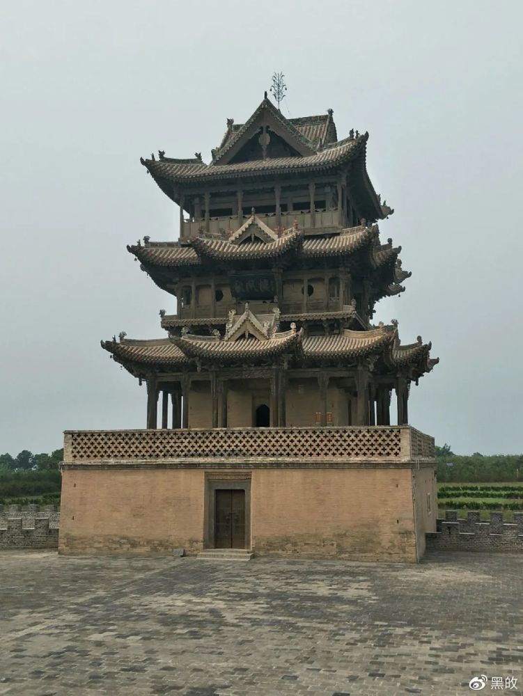 7,萬榮汾陰后土廟秋風樓▲大同善化寺普賢閣▲大同善化寺普賢閣綜合