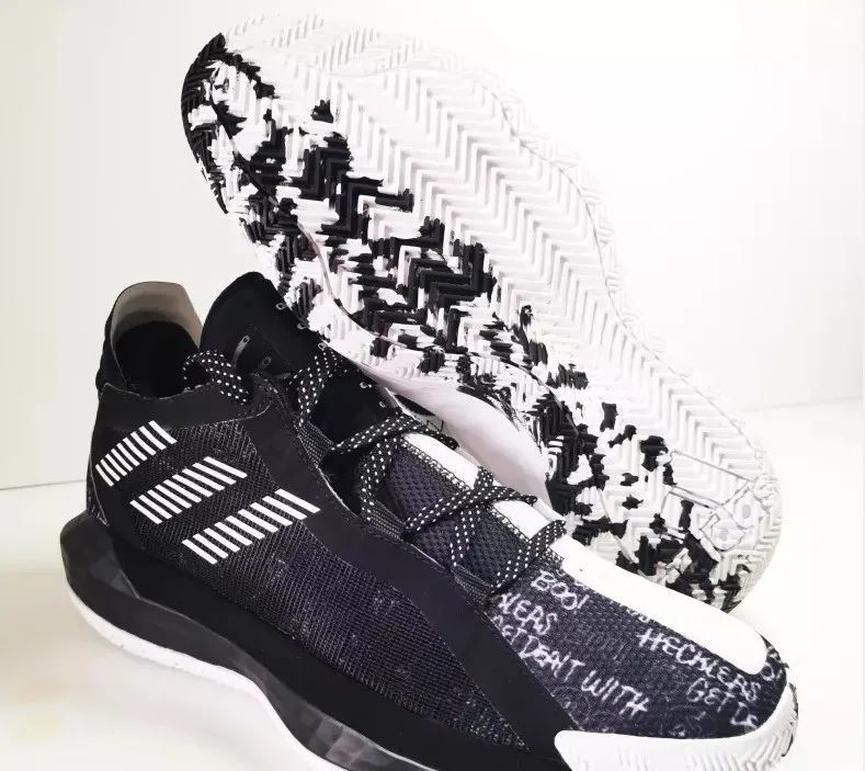 利拉德6黑白鸳鸯开箱测评 利拉德6配色大全图片