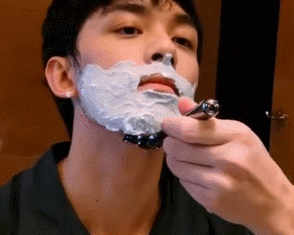 刮胡gif,我可以看上100遍