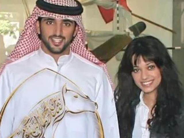 迪拜太子妃童年照曝光,原来从小美到大是这个样子的!