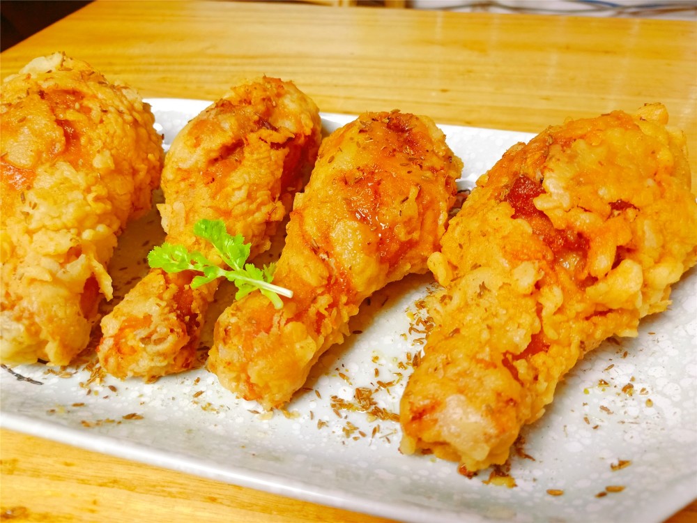 脆皮炸鸡腿怎么做外酥里嫩学会这3招酥脆多汁比肯德基好吃