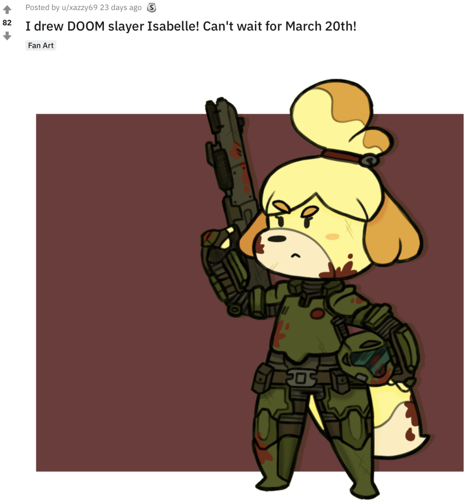 爱玩doom和动物之森的猛男终于团结起来了