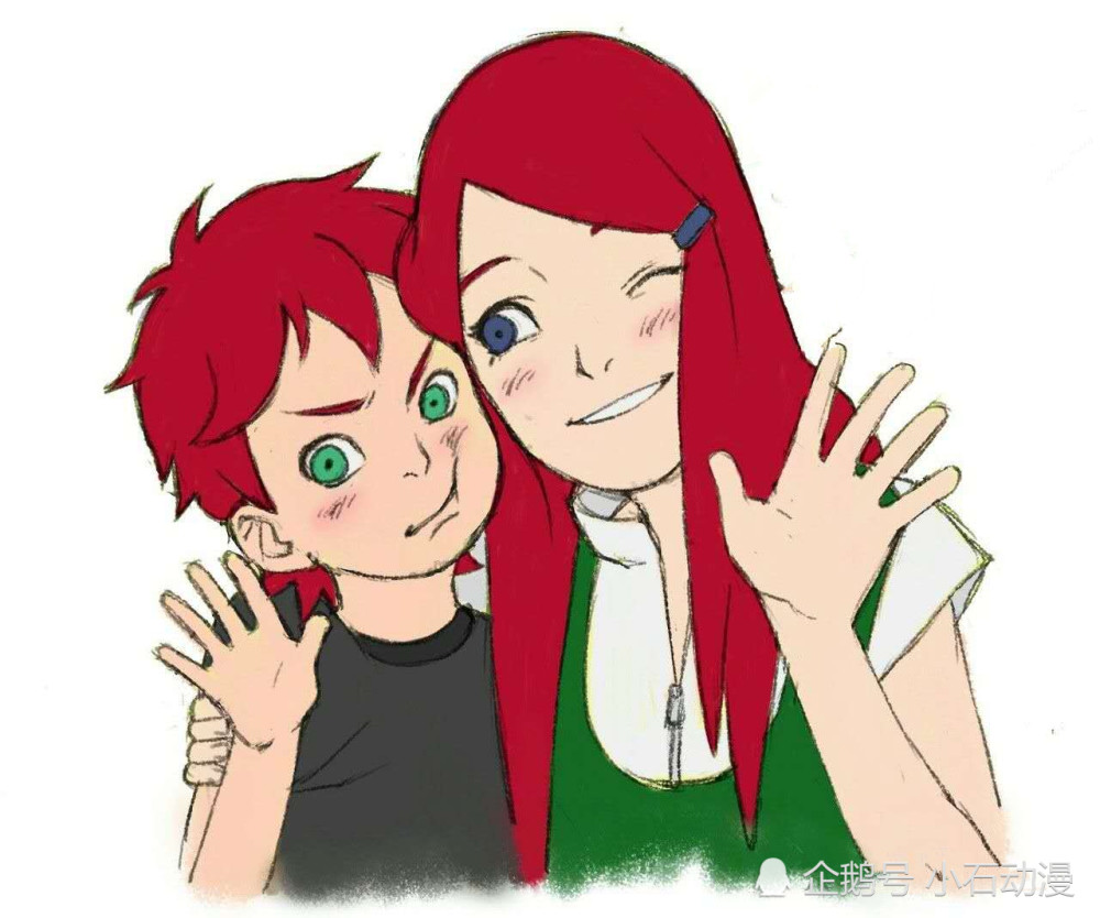 火影同人火世代漩涡一族生出红发后代鸣樱之子漩涡岚返祖酷似我爱罗