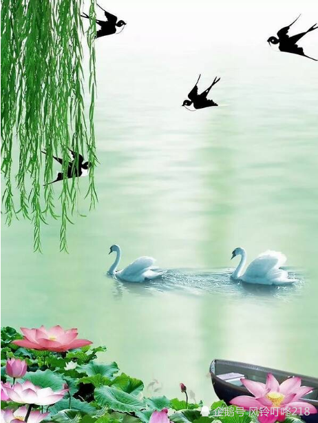 风铃邀对 紫燕穿青柳