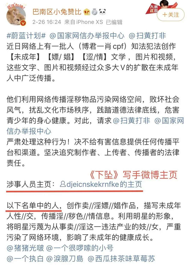 《下坠》是博君一肖(王一博和肖战)cp粉,在轻博客lofter平台发布的