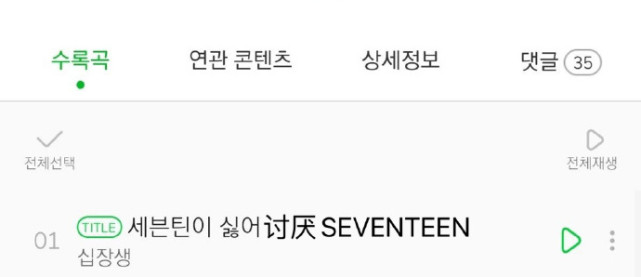 Seventeen被人写歌辱骂 登上音源一位 歌词真的过分了 Melon