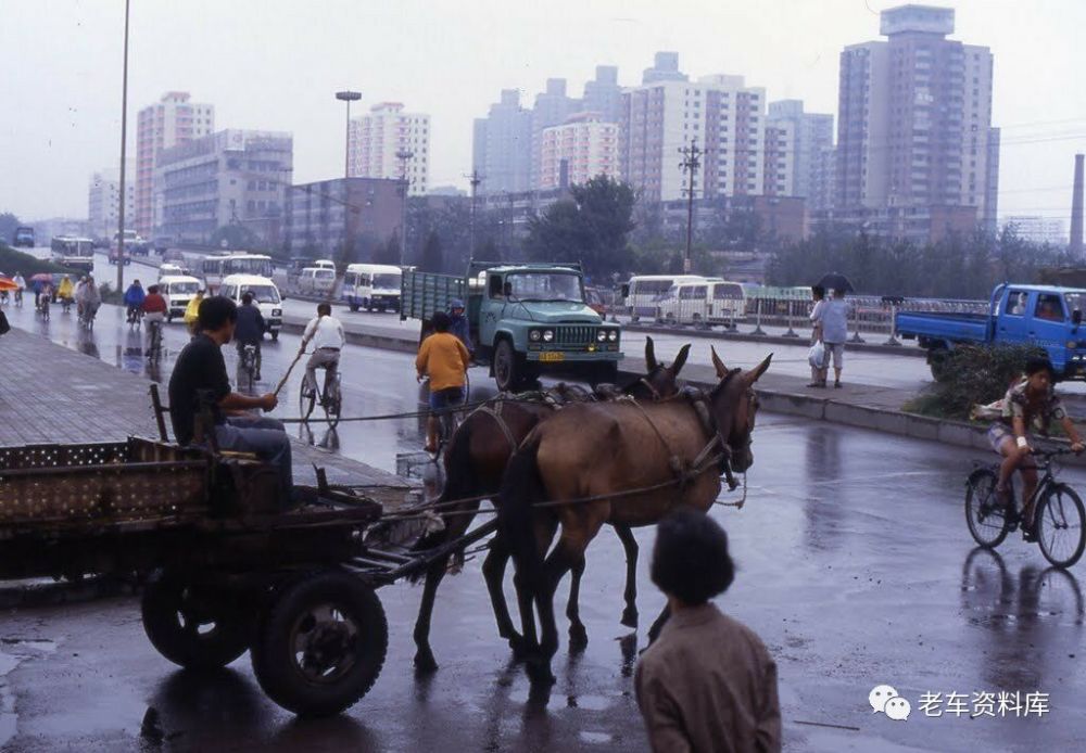 老照片1996年和1997年的北京上海街景