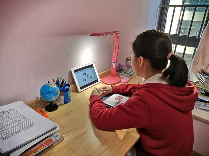 小学生的每一次网课都是家长的考验但这名小学生不是