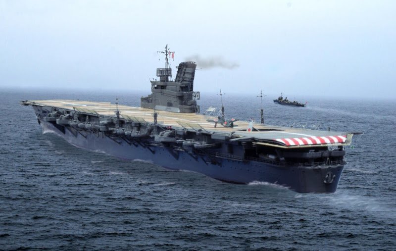 二战日军最强航母被一具鱼雷击沉是运气用完还是命运必然